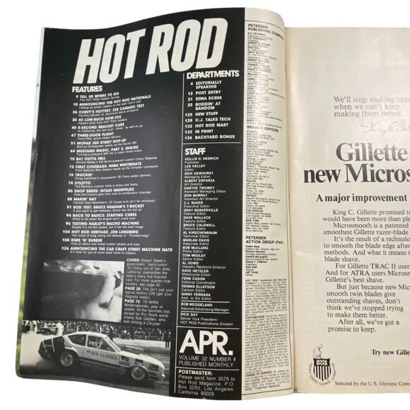Vtg Lot 3 Hot Rod January March April 1979 Magazine Performance Parts Mustang - Picture 8 of 9